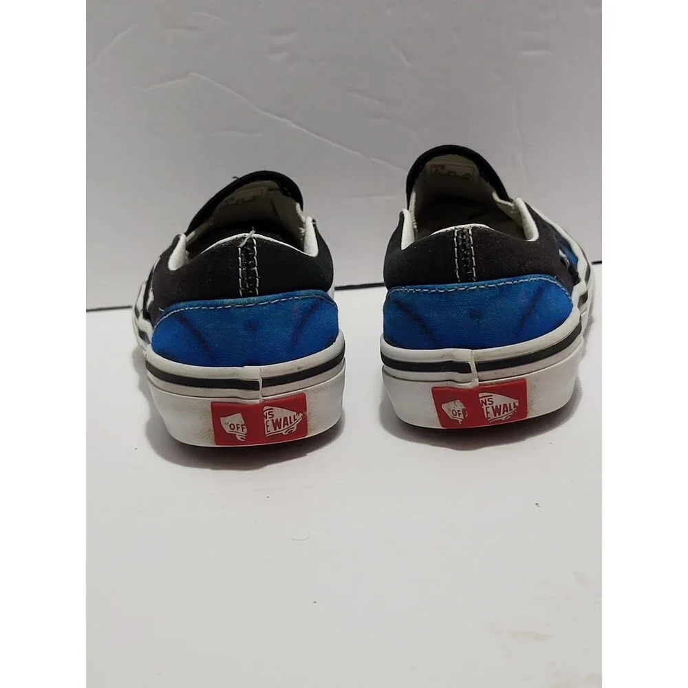 Vans Kpop Demon Hunter Slip On Shoes Size Kids 13.0 Blue